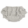 Ruffle Bloomer | Grey Pinstripe