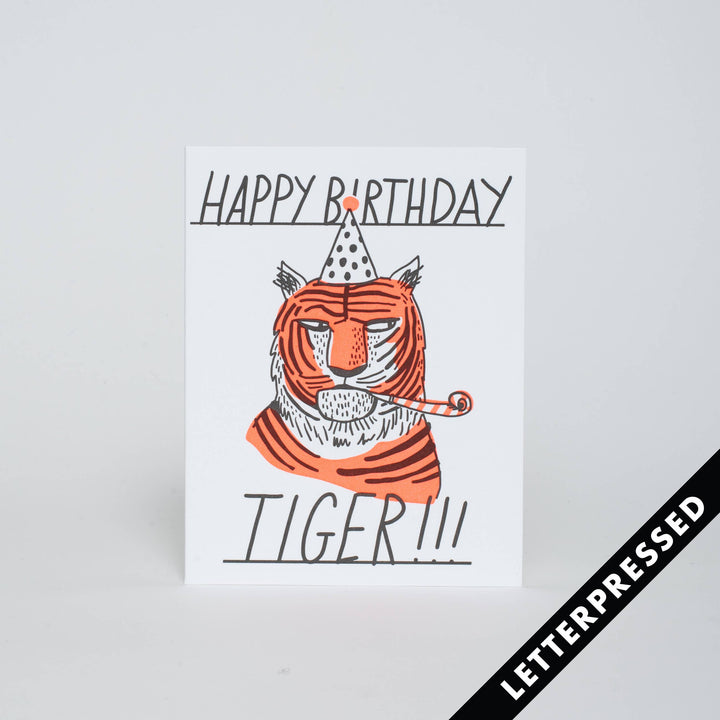 Tiger Side Eye Birthday Card