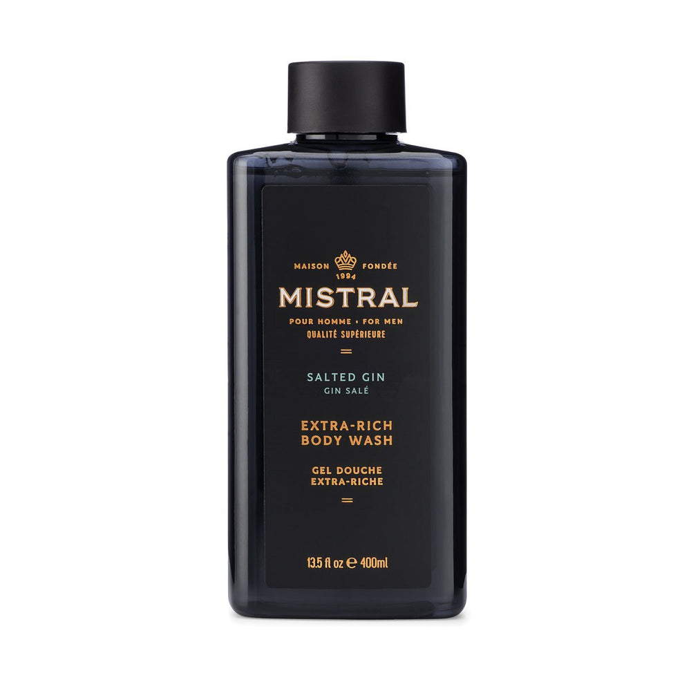 mistral, salted gin, body wash, men's collection, france, winter park florida orlando gift shop